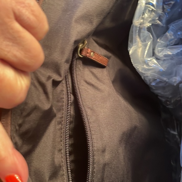 NWOT LARGE WEEKENDER SATCHEL RUGID SLIGHT DISTRESSED BROWN SMOOTH COWHIDE - Picture 9 of 9